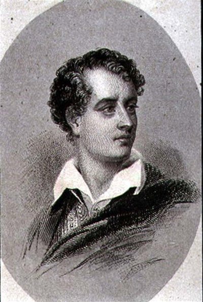 Retrato de George, Lord Byron (1788-1824) de Thomas (after) Phillips