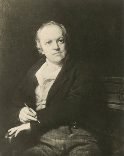 William Blake, poeta y artista inglés de Thomas (after) Phillips