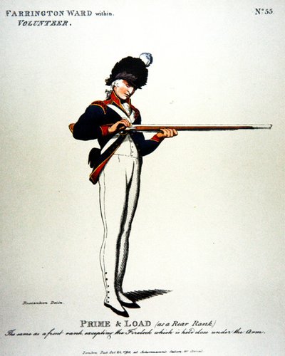 Farrington Ward, dentro, Voluntario de Thomas (after) Rowlandson