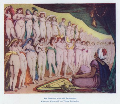 El Harén de Thomas (after) Rowlandson