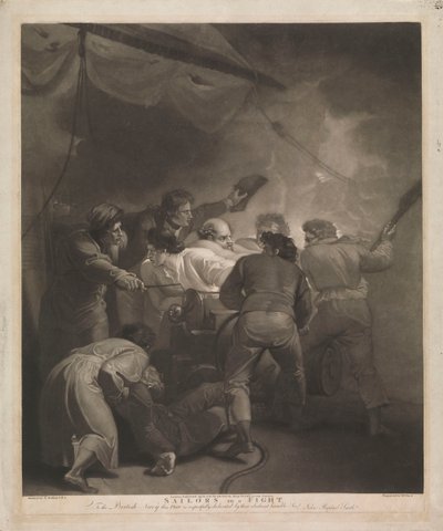 Marineros en una pelea de Thomas (after) Stothard