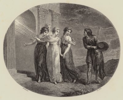 La Invitación, del "Progreso del Peregrino" de Thomas (after) Stothard
