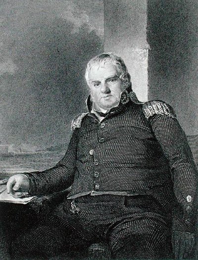 General Jonathan Williams (1750-1815) grabado por Richard W. Dodson (1812-67) de Thomas (after) Sully