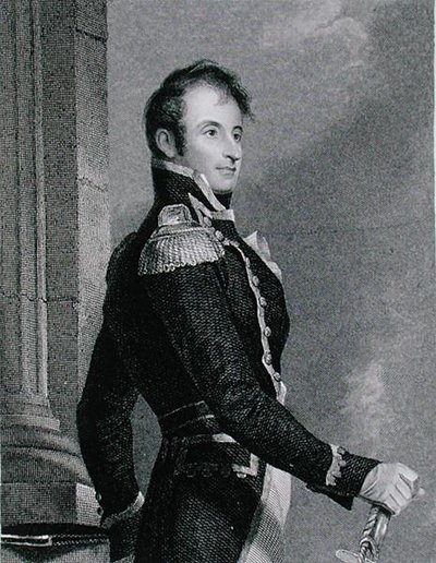 Stephen Decatur (1779-1820), grabado por Asher Brown Durand (1796-1886) después de una copia del original de James Herring (1794-1867) de Thomas (after) Sully