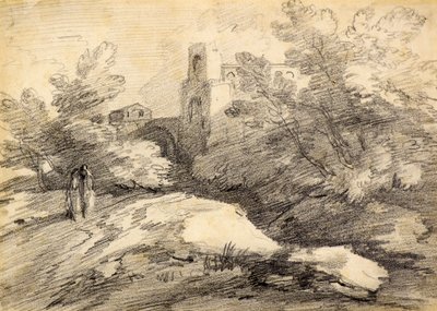 Paisaje de Thomas (attr. to) Gainsborough
