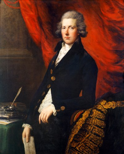 William Pitt el Joven, c.1788 (óleo sobre lienzo) de Thomas (attr. to) Gainsborough