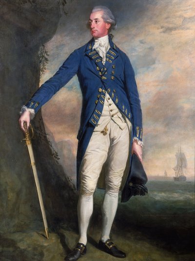 Capitán Sir George Montagu (1750-1829), c.1780-90 (óleo sobre lienzo) de Thomas (attr.to) Beach
