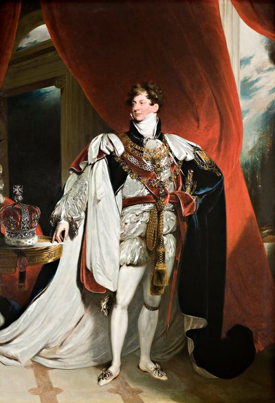 Retrato del Rey Jorge IV de Thomas (studio of) Lawrence