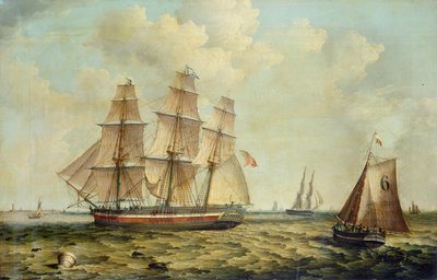 Barco de tres mástiles "Halcyon" de Hull de Thomas A. Binks