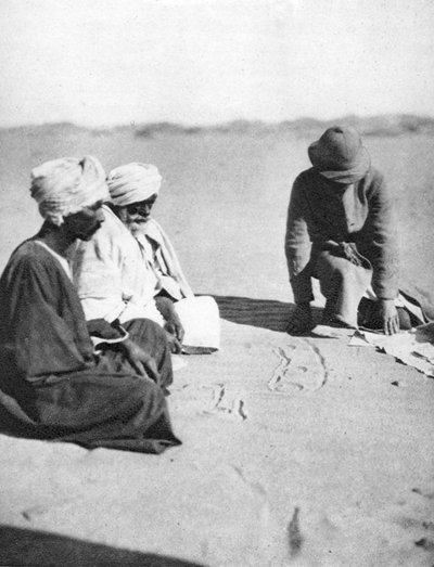 Mapeo en la arena, Halfa a Shellal, Egipto de Thomas A. Glover
