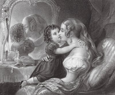 No llores, mamá (grabado) de Thomas A. Woolnoth