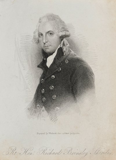 Rt. Hon. Richard Brinsley Sheridan, 1823 de Thomas A. Woolnoth