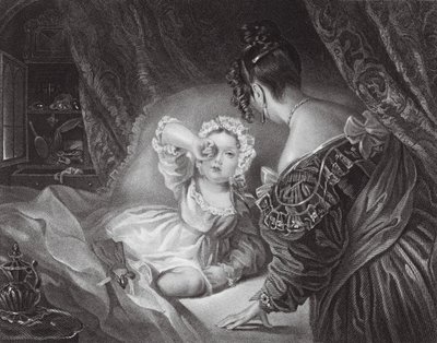 Still Sleepy (grabado) de Thomas A. Woolnoth