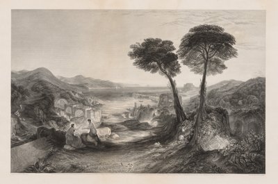La bahía de Baiae, Apolo y la Sibila de Thomas Abiel Prior