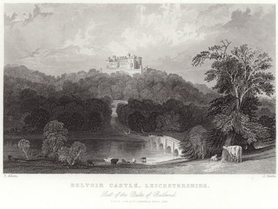 Castillo de Belvoir en Leicestershire de Thomas Allom