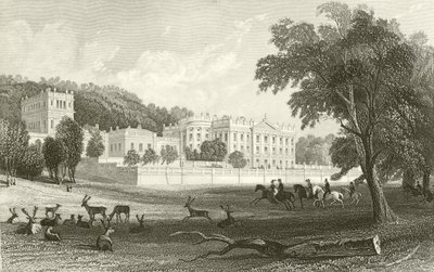 Chatsworth, Derbyshire de Thomas Allom