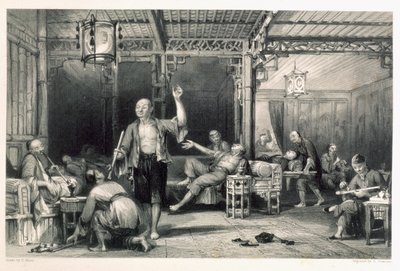 Fumadores de opio chinos, de 