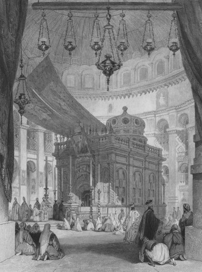 Iglesia del Santo Sepulcro, Jerusalén de Thomas Allom