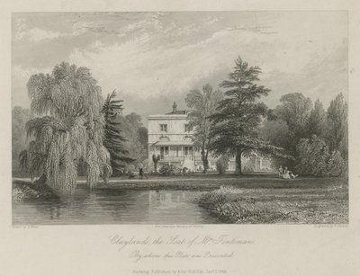 Claylands, la residencia de la Sra. Fentima de Thomas Allom