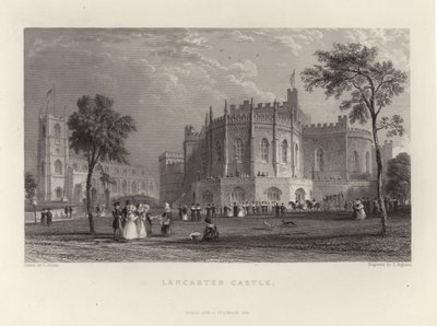 Castillo de Lancaster de Thomas Allom