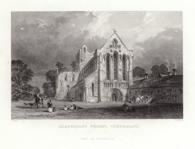 Priorato de Llanercost en Cumberland de Thomas Allom