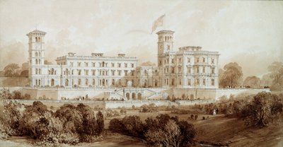 Osborne House, Isla de Wight de Thomas Allom