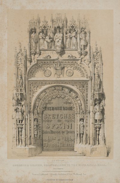 Bocetos Pintorescos en España: Portada de Thomas Allom