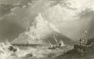 Monte de San Miguel, Cornualles de Thomas Allom