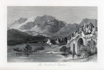 La Acrópolis de Pérgamo, 1882 de Thomas Allom