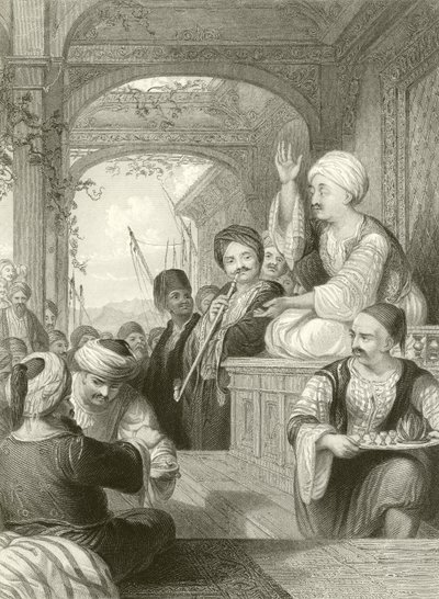 El Medak, o narrador de historias oriental de Thomas Allom
