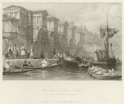 El Palacio de Said Pasha de Thomas Allom