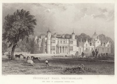 Underlay Hall en Westmoreland de Thomas Allom