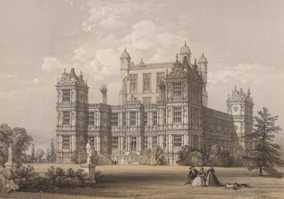 Wollaton Hall, Nottinghamshire de Thomas Allom