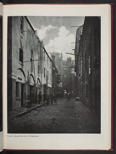 Broad Close, nº 167 High Street, de Old Closes and Streets of Glasgow (Antiguos cierres y calles de Glasgow) de Thomas Annan