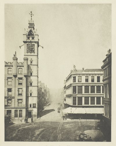 Calle Mayor desde la Cruz de Thomas Annan