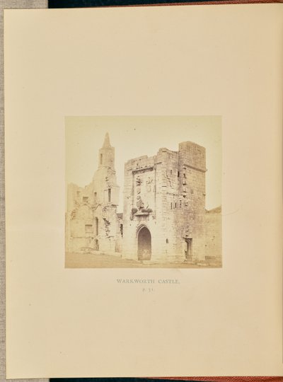 Castillo de Warkworth de Thomas Annan