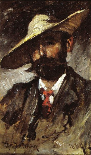 Autorretrato de Thomas Austen Brown
