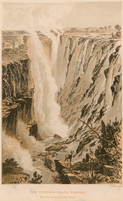 Las cataratas Victoria de Thomas Baines
