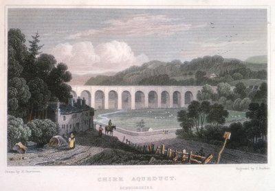 Acueducto de Chirk en el canal de Ellesmere, c1829 de Thomas Barber