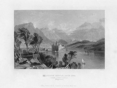Castillo de Kilchurn, Loch Awe, mirando hacia Dalmally, Argyleshire de Thomas Barber