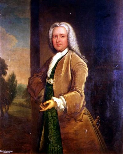 Retrato de Denzil Suckling (m.1744) de Thomas Bardwell