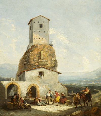 Vista en Italia de Thomas Barker