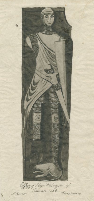 Mavesyn Ridware - Tumba de Hugo Mavesyn de Thomas Barrett