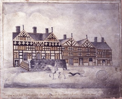 Hanging Ditch, Manchester, 1819 de Thomas Barritt