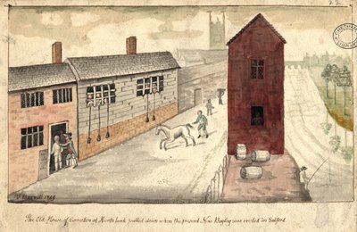 Casa de Corrección, Manchester, 1819 de Thomas Barritt
