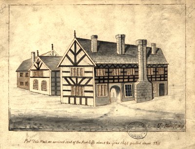 Pool Fold Hall, Manchester, 1819 de Thomas Barritt