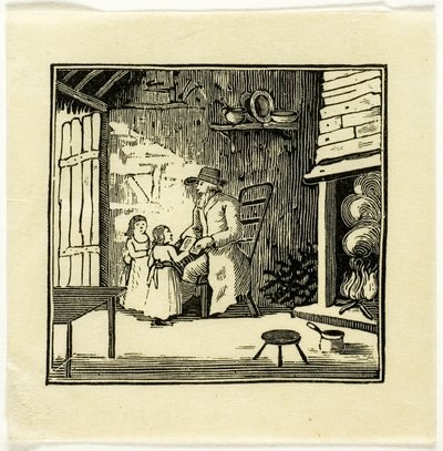 Ilustración de libro de Thomas Bewick