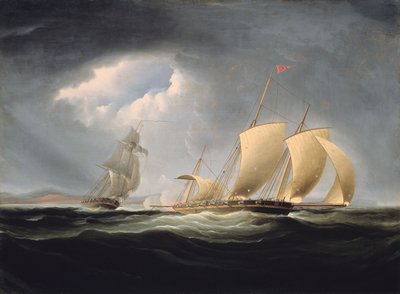 Captura del Trípoli por el Enterprise de Thomas Birch