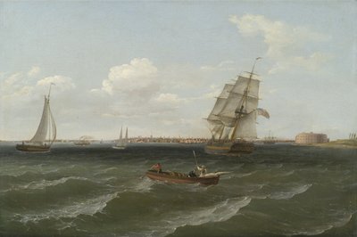 Puerto de Nueva York, 1813 de Thomas Birch