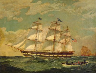 Barco Houqua de Thomas Birch